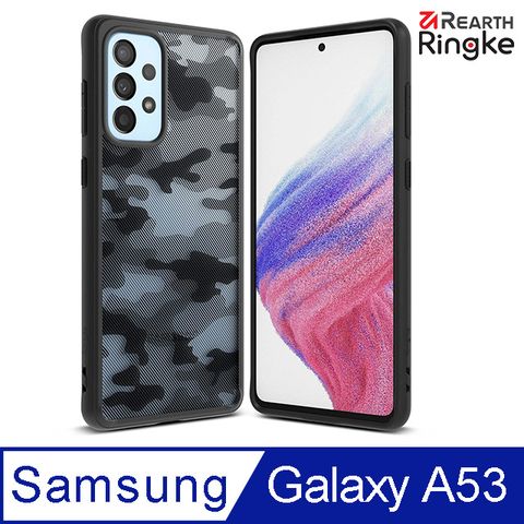 Ringke Fusion三星 Galaxy A53 5G 6.5吋 迷彩PC防刮背蓋 + TPU防摔防撞邊框 手機保護殼
