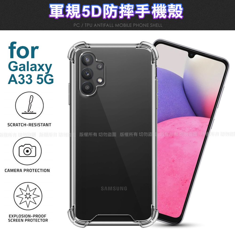 CITY BOSS  for Samsung Galaxy A33 5G 軍規5D防摔手機殼