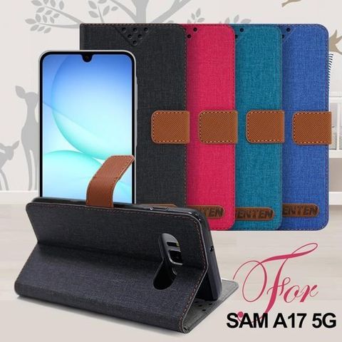 GENTEN Samsung Galaxy A17 5G 自在文青風支架皮套