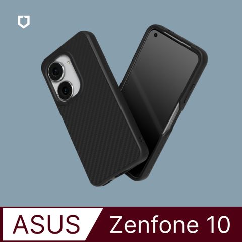 【犀牛盾】ASUS Zenfone 10 (5.9吋) SolidSuit 防摔背蓋手機保護殼-碳纖維紋路
