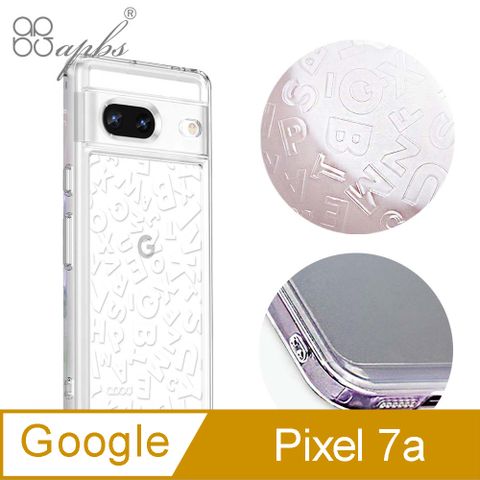 APBS apbs Google Pixel 7a 浮雕感防震雙料手機殼-ABC