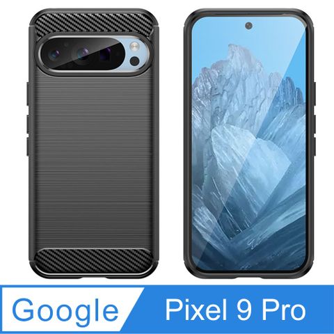 Google Pixel 8 Pro 碳纖維拉絲紋防摔軟殼套