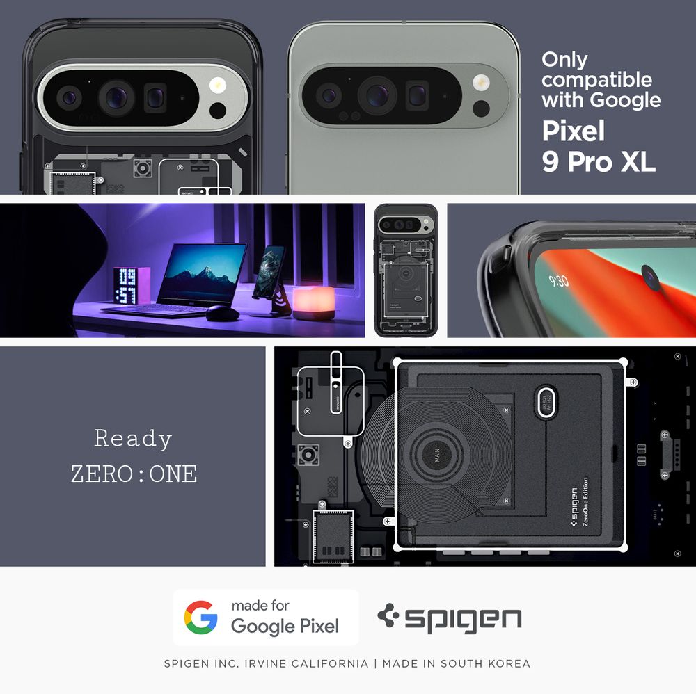 spigen Google Pixel 9 Pro XL Ultra Hybrid Zero One防摔保護殼