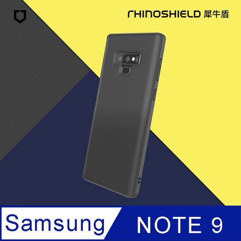 【犀牛盾】Samsung Galaxy Note 9 (6.4吋) SolidSuit 經典防摔背蓋手機保護殼-黑色