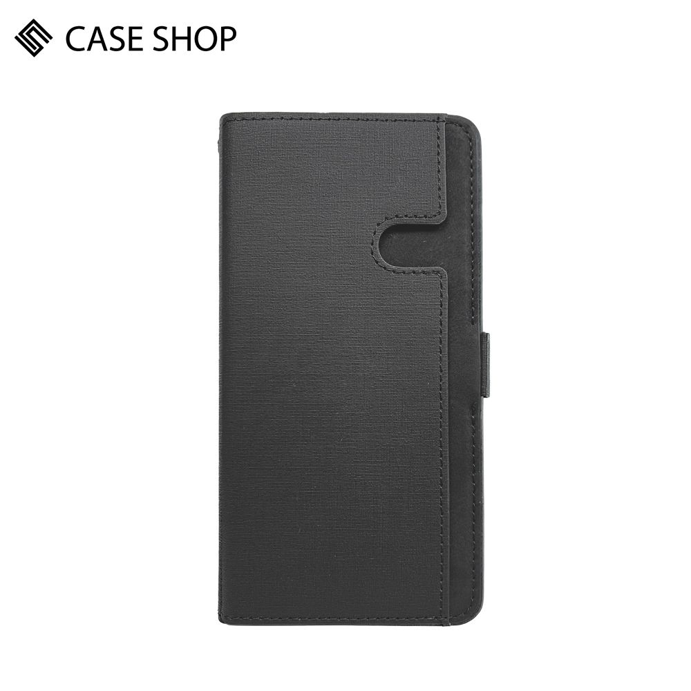 CASE SHOP  Samsung S24 Ultra 前收納側掀皮套-黑