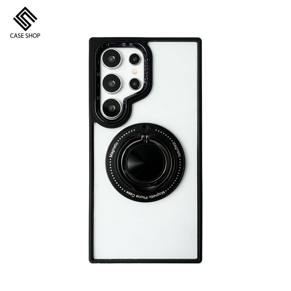 CASE SHOP  Samsung S24 Ultra 360磁吸站立保護殼-黑