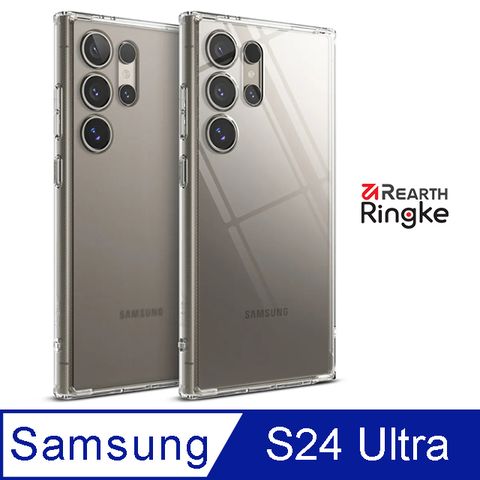 Ringke Fusion三星 Galaxy S24 Ultra 透明PC防刮背蓋 + TPU防摔防撞邊框 手機保護殼