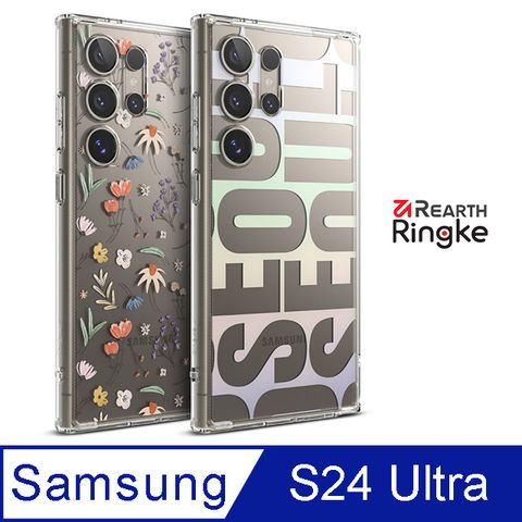 Ringke Fusion Design三星 Galaxy S24 Ultra 硬質PC防刮背蓋 + 軟質TPU防摔防撞邊框 手機保護殼
