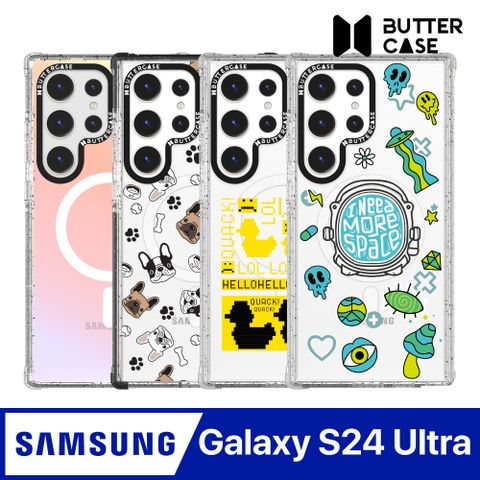 BUTTERCASE Inspire 磁吸防摔手機殼 Galaxy S24 Ultra 我需要更多空間/哈囉鴨鴨/汪星人/漸層磨砂