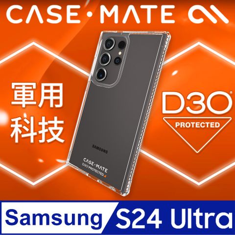 Case-Mate 美國 CASEMATE 三星 S24 Ultra 專用 Ultra Tough Plus D3O 極強悍防摔殼 - 透明