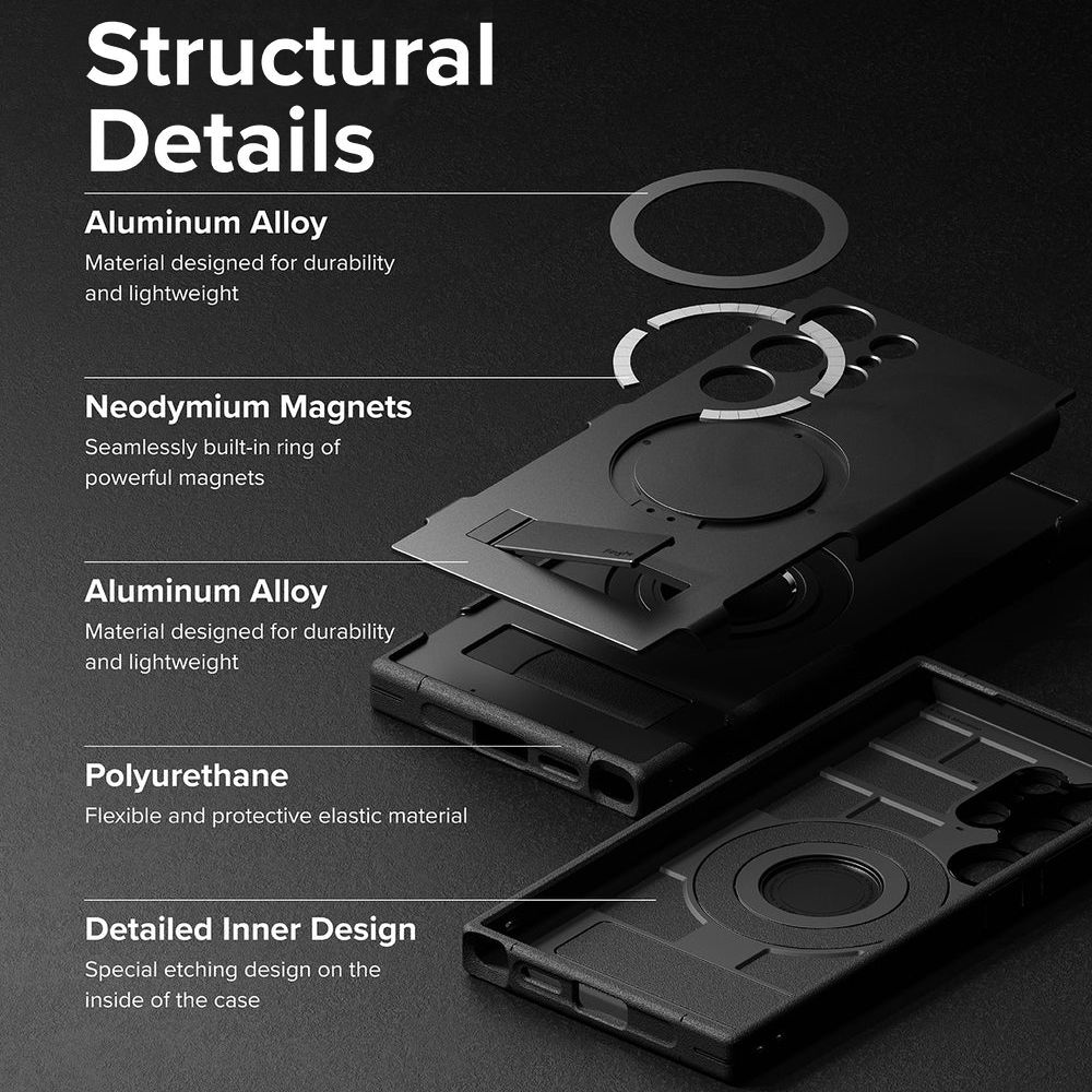 Ringke ｜三星 Galaxy S24 Ultra [Alles] 磁吸支架手機保護殼（相容 Magsafe）