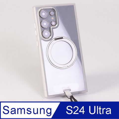 Moxbii 【YOI系列】 三星Samsung (For Galaxy S24 Ultra) 旋轉磁吸支架+掛片保護殼