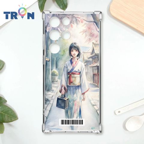 TRON 三星 S24 Ultra 水彩少女  載具 四角防摔殼 手機殼