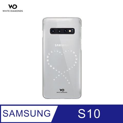 SWAROVSKI 施華洛世奇 德國White Diamonds水晶Samsung Galaxy S10專用保護殼-晶透