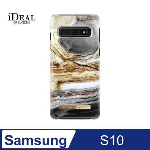 iDeal Of Sweden Samsung Galaxy S10 北歐時尚瑞典流行手機殼-太空瑪瑙大理石