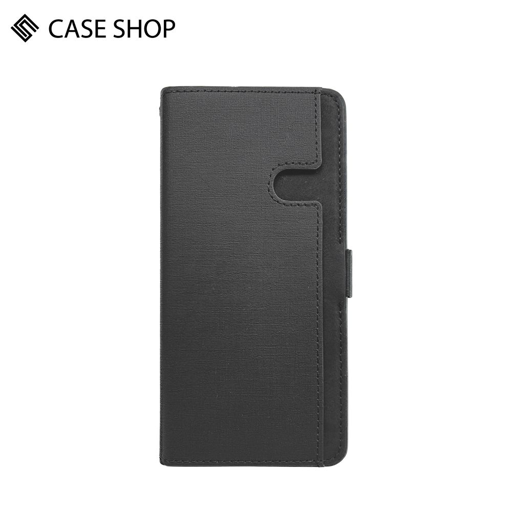 CASE SHOP  Samsung S24 前收納側掀皮套-黑