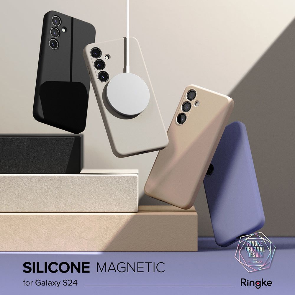 Ringke ｜三星 Galaxy S24 [Silicone Magnetic] 磁吸矽膠手機保護殼