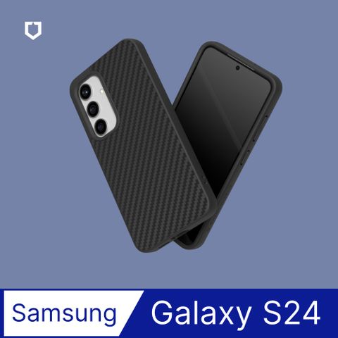 RHINOSHIELD 犀牛盾 Samsung Galaxy S24 (6.2吋) SolidSuit 經典防摔背蓋手機保護殼-碳纖維紋路