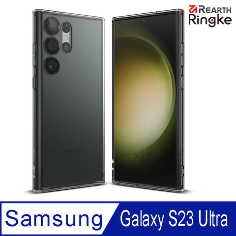 Ringke Fusion三星 Galaxy S23 Ultra 6.8吋 霧黑PC防刮背蓋 + TPU防摔防撞邊框 手機保護殼