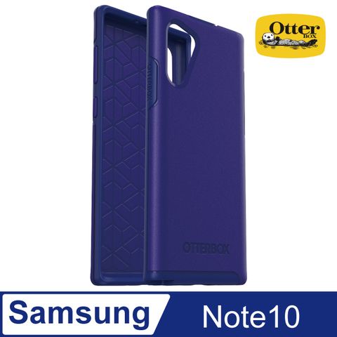 OtterBox Samsung Galaxy Note10 Symmetry炫彩幾何保護殼-藍