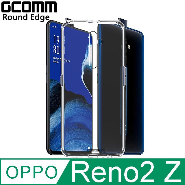 GCOMM  Round Edge 清透圓角防滑邊保護套 OPPO Reno2 Z