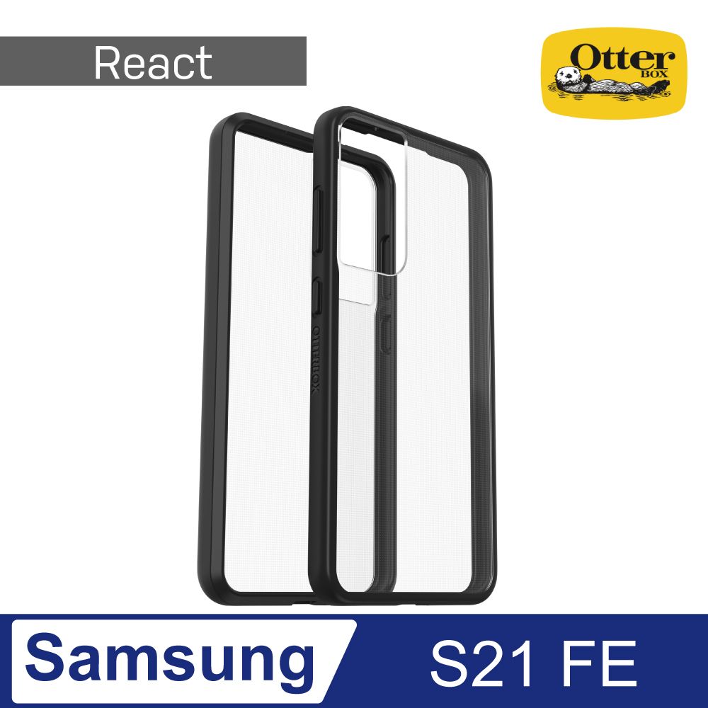 OTTERBOX  Samsung Galaxy S21 FE React輕透防摔殼-透明