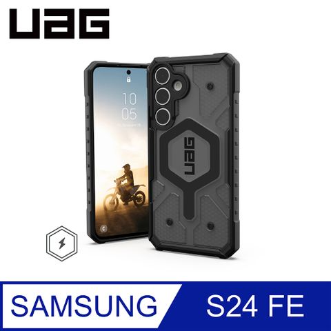 UAG Galaxy S24 FE 磁吸耐衝擊經典保護殼-透黑