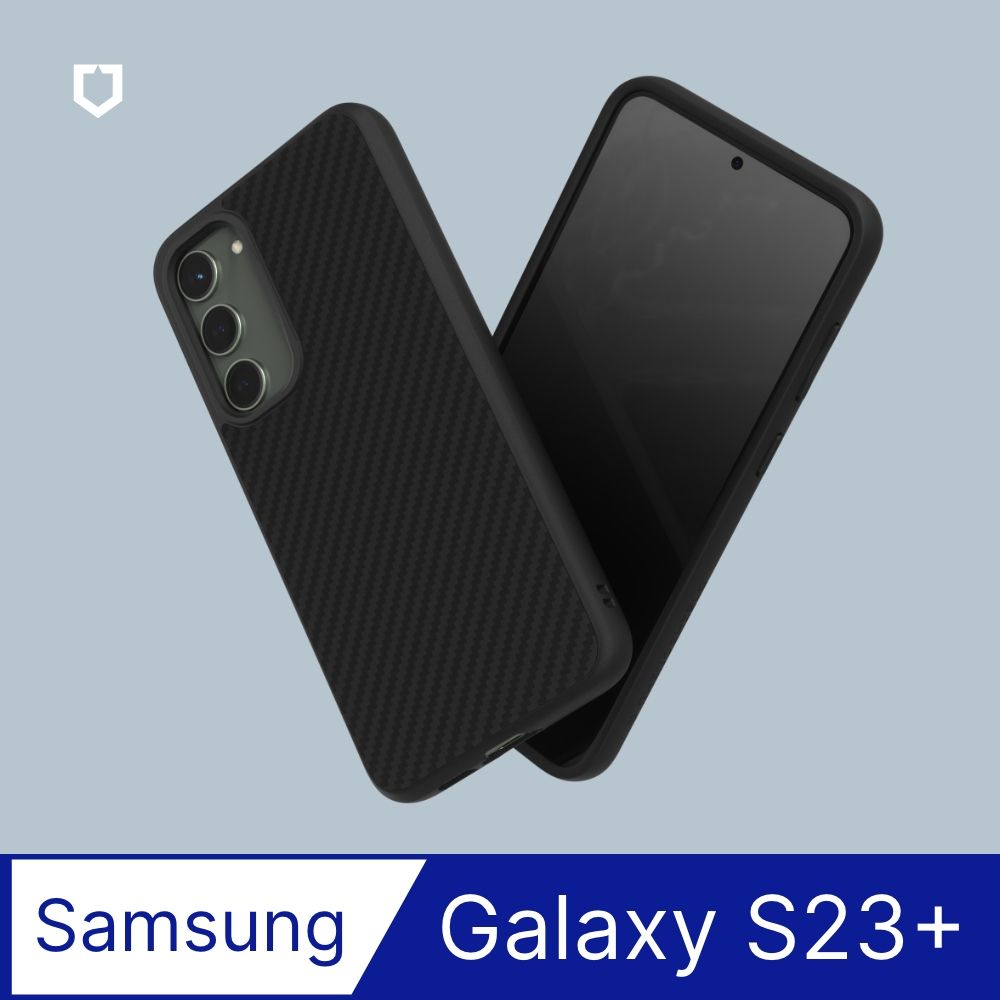 RHINOSHIELD 犀牛盾 Samsung Galaxy S23+ (6.6吋) SolidSuit 經典防摔背蓋手機保護殼-碳纖維紋路