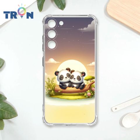 TRON 三星 S23 PLUS 可愛萌熊貓 四角防摔殼 手機殼