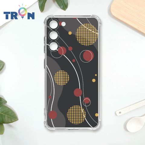 TRON 三星 S23 PLUS 日系和風圓點律動系列 四角防摔殼 手機殼