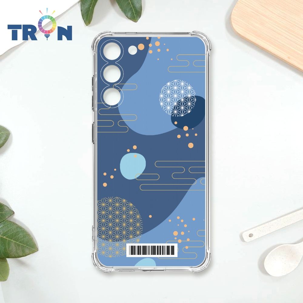 TRON 三星 S23 PLUS 日系和風圓點流雲系列  載具 四角防摔殼 手機殼