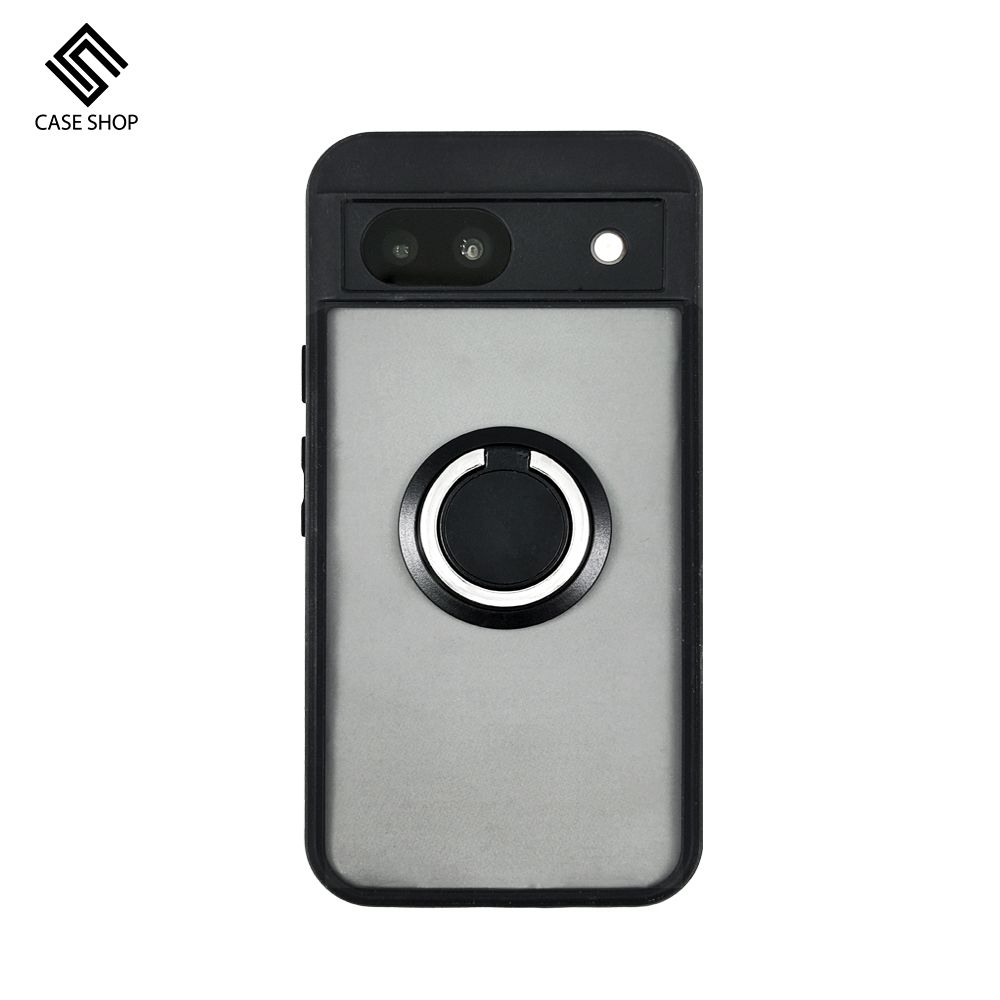 CASE SHOP  Google Pixel 8a 指環支架站立保護殼-黑