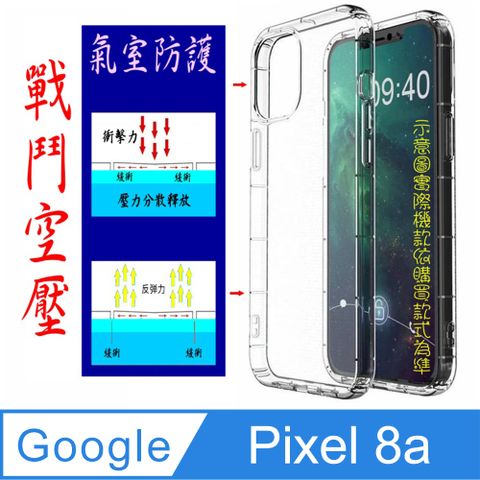 空壓氣墊防摔保護套/空壓殼 For: Google Pixel 8a