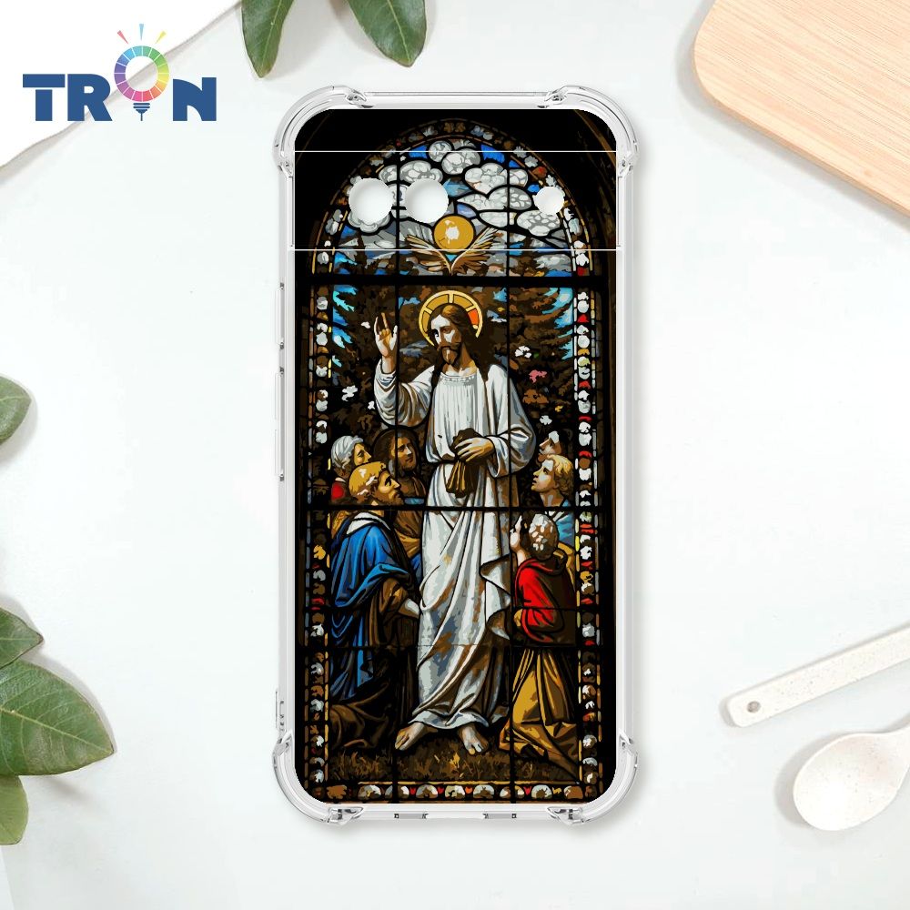  TRON GOOGLE Pixel 8A 耶穌彩繪玻璃 四角防摔殼 手機殼