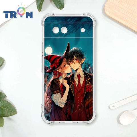 TRON GOOGLE Pixel 8A 吸血鬼情侶系列 四角防摔殼 手機殼