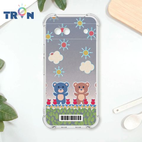 TRON GOOGLE Pixel 8A 小熊與花系列  載具 四角防摔殼 手機殼