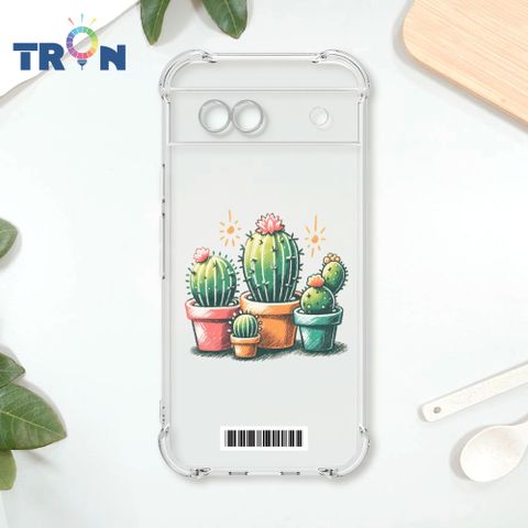 TRON GOOGLE Pixel 8A 小花太陽仙人掌  載具 四角防摔殼 手機殼