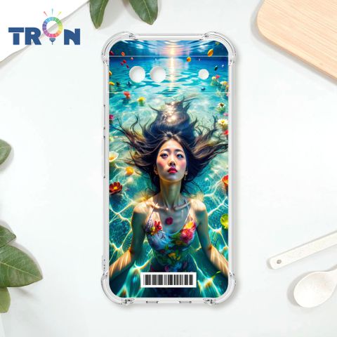 TRON GOOGLE Pixel 8A 花海中游泳的少女  載具 四角防摔殼 手機殼