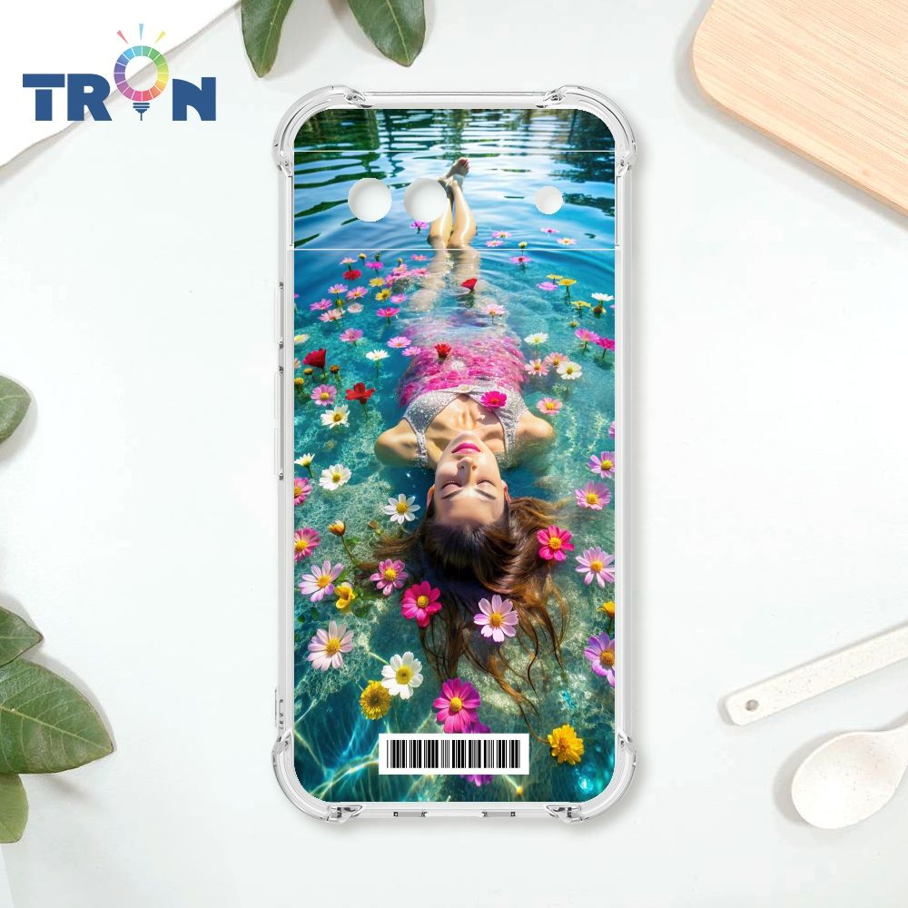  TRON GOOGLE Pixel 8A 花海中游泳的少女  載具 四角防摔殼 手機殼