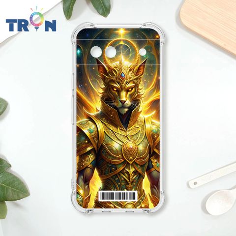 TRON GOOGLE Pixel 8A 身披金甲的貓  載具 四角防摔殼 手機殼
