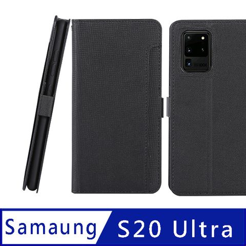 CASE SHOP SAMSUNG Galaxy S20 Ultra 專用前插卡側立式皮套