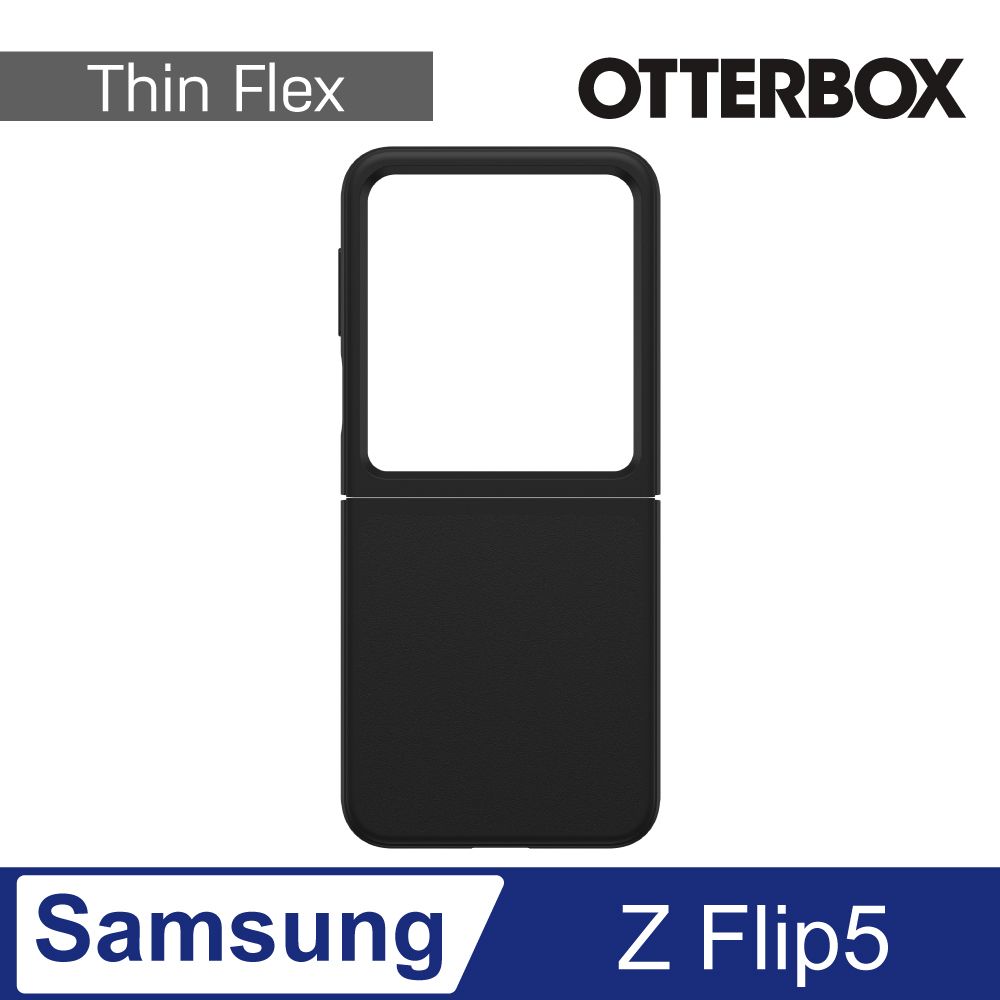 OTTERBOX  Samsung Galaxy Z Flip5 Thin Flex 對摺系列保護殼-黑色