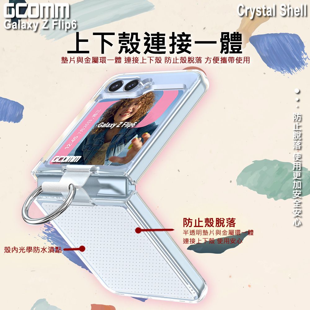 GCOMM  Crystal Shell 亮透耐衝擊殼 三星 Z Flip6