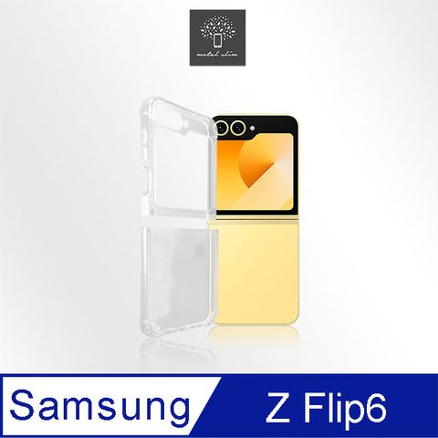 Metal-Slim Samsung Galaxy Z Flip 6 5G TPU+壓克力 雙料透明防摔保護殼