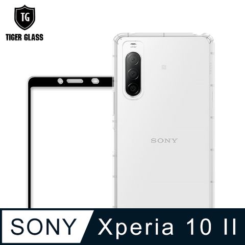 T.G手機保護超值2件組(透明空壓殼+鋼化膜)for SONY Xperia 10 II● 全面保護 一次到位