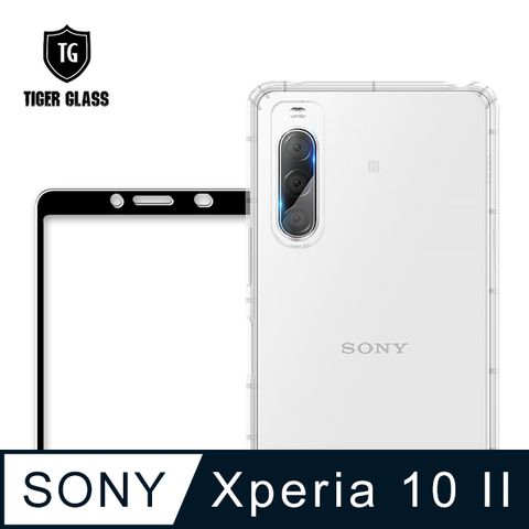 T.G手機保護超值3件組(透明空壓殼+鋼化膜+鏡頭貼)for SONY Xperia 10 II● 全面保護 一次到位