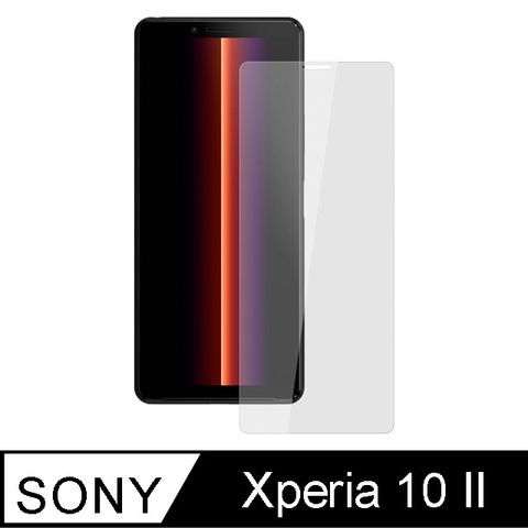 【Ayss】SONY Xperia 10 II/6.0吋/2020/手機玻璃保護貼/鋼化玻璃膜/平面全透明/全滿膠/-共用版