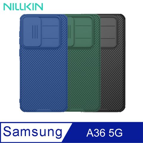 NILLKIN SAMSUNG A36 5G 黑鏡 Pro 保護殼