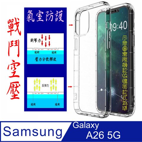 Samsung A26 5G 戰鬥空壓氣墊防摔保護套