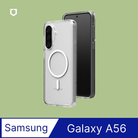 【犀牛盾】Samsung Galaxy A56 (6.7吋) Clear(MagSafe兼容)磁吸透明防摔手機殼(終身黃化保固)